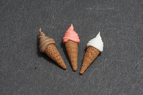 Soft Serve Ice Cream Cones, 3pc